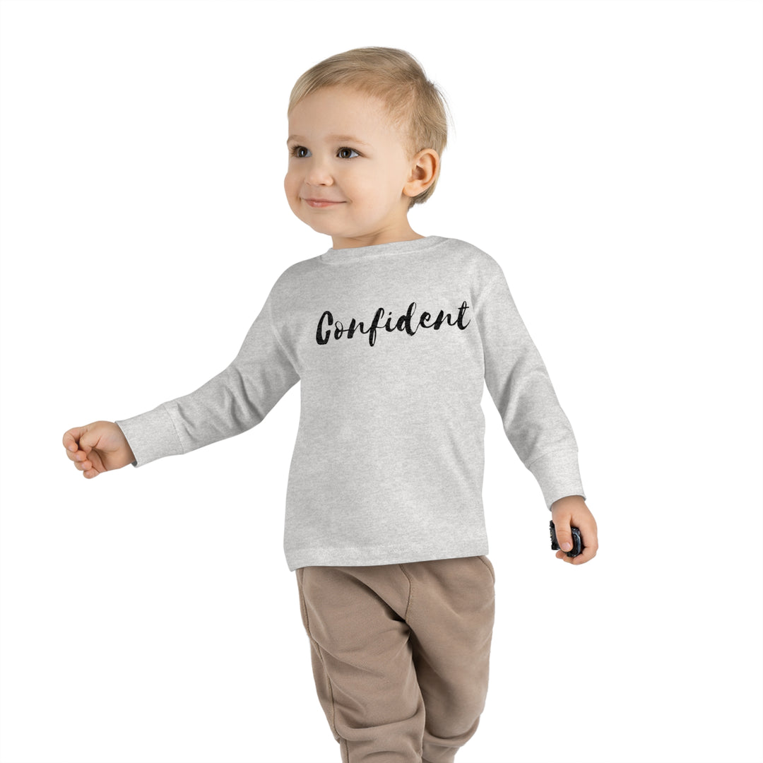 Comfy Confidence Toddler Long-Sleeve Top - Made for Everyday Fun - captivatingconversationsstarters