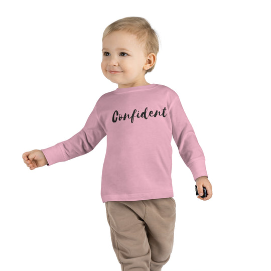 Comfy Confidence Toddler Long-Sleeve Top - Made for Everyday Fun - captivatingconversationsstarters