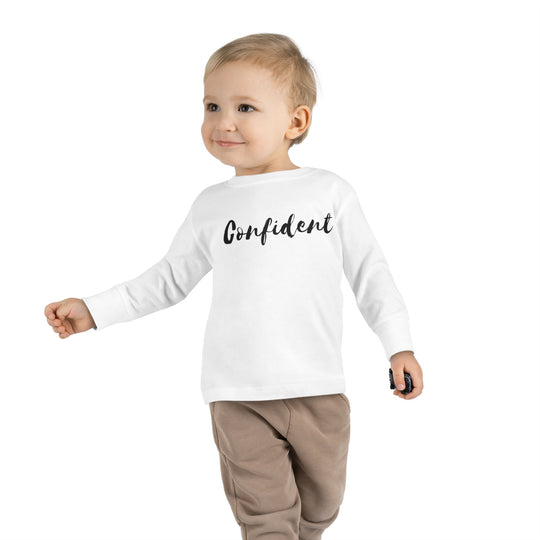 Comfy Confidence Toddler Long-Sleeve Top - Made for Everyday Fun - captivatingconversationsstarters