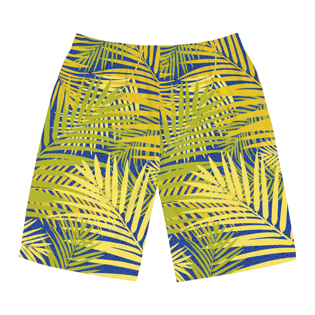 Custom Men's Board Shorts – Lightweight Beach Island Vibe Swimwear with Pockets & Elastic Waistband - captivatingconversationsstarters