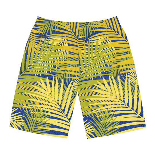 Custom Men's Board Shorts – Lightweight Beach Island Vibe Swimwear with Pockets & Elastic Waistband - captivatingconversationsstarters