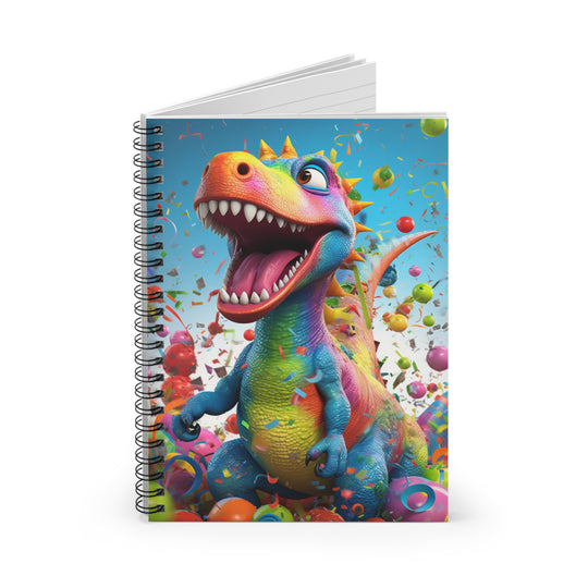 DinoSplash Colorful Dinosaur Notebook – Eco-Friendly, Fun, and Perfect for All Ages - captivatingconversationsstarters