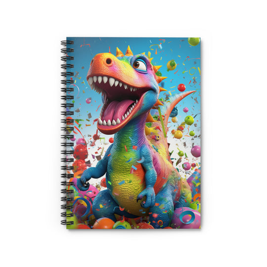 DinoSplash Colorful Dinosaur Notebook – Eco-Friendly, Fun, and Perfect for All Ages - captivatingconversationsstarters