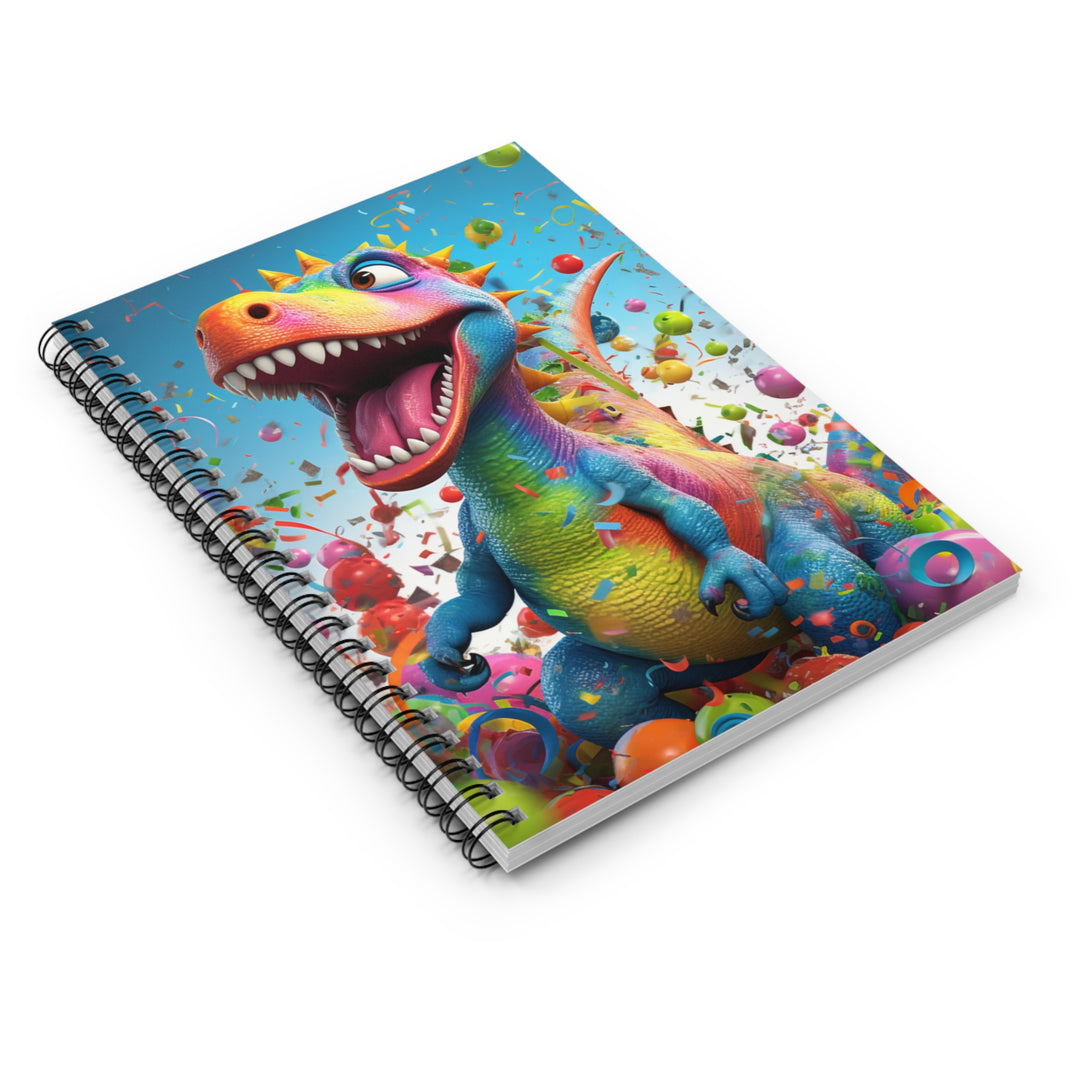 DinoSplash Colorful Dinosaur Notebook – Eco-Friendly, Fun, and Perfect for All Ages - captivatingconversationsstarters