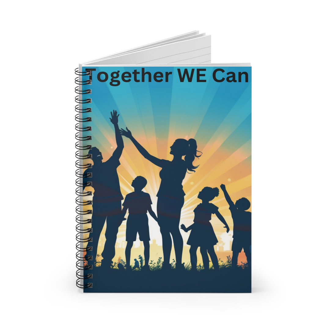 Together We Can - Inspirational Family Notebook | Uplift, Unite, & Achieve with Speak Life & Believe - captivatingconversationsstarters
