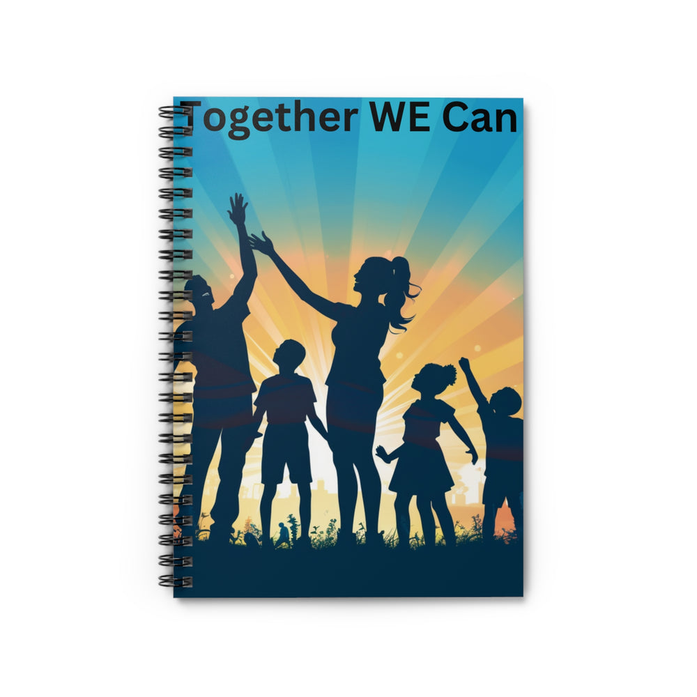 Together We Can - Inspirational Family Notebook | Uplift, Unite, & Achieve with Speak Life & Believe - captivatingconversationsstarters