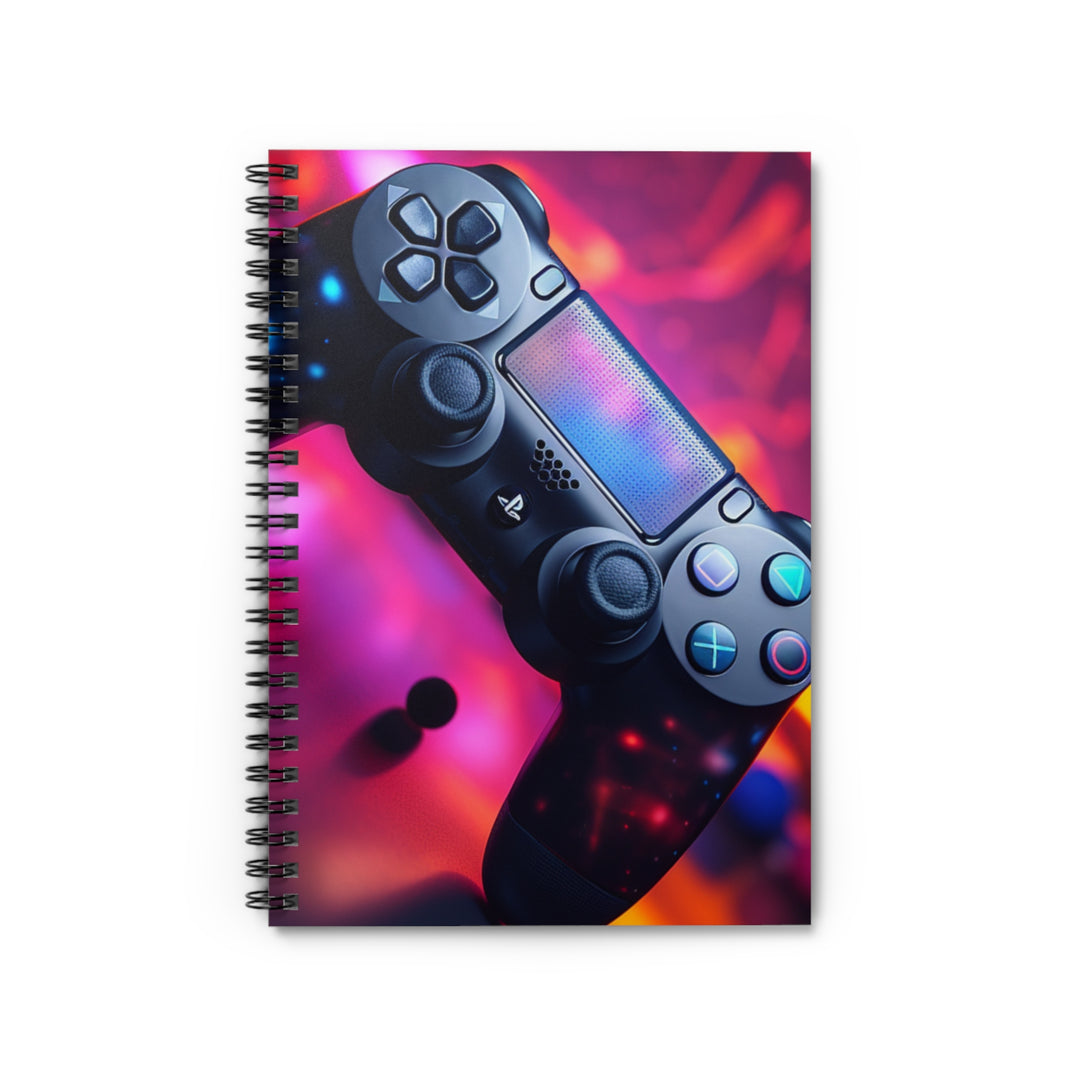 Ultimate Gaming Powerhouse Notebook – 118-Page Spiral Game Controller Design Journal for Gamers - captivatingconversationsstarters