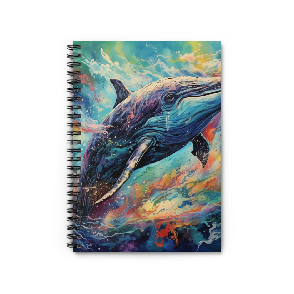 Vibrant Ocean Dreams Notebook – Eco-Friendly Dolphin Journal for Ocean Lovers & Writers - captivatingconversationsstarters
