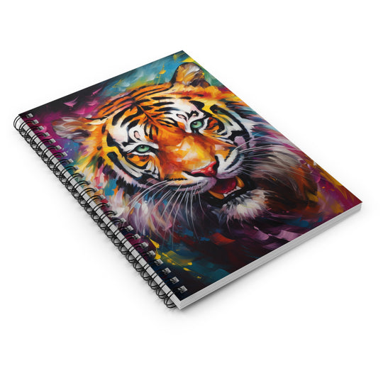 Wild Roar: Unleash Your Potential with Our Majestic Tiger Notebook - captivatingconversationsstarters