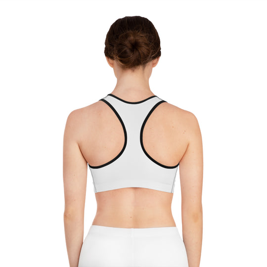Custom 'Healed' Sports Bra – All-Over Print, Compression Fit, Moisture-Wicking Comfort - captivatingconversationsstarters