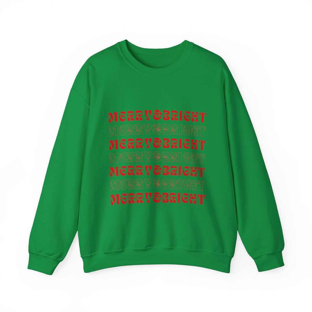 Merry & Bright Holiday Sweatshirt - captivatingconversationsstarters