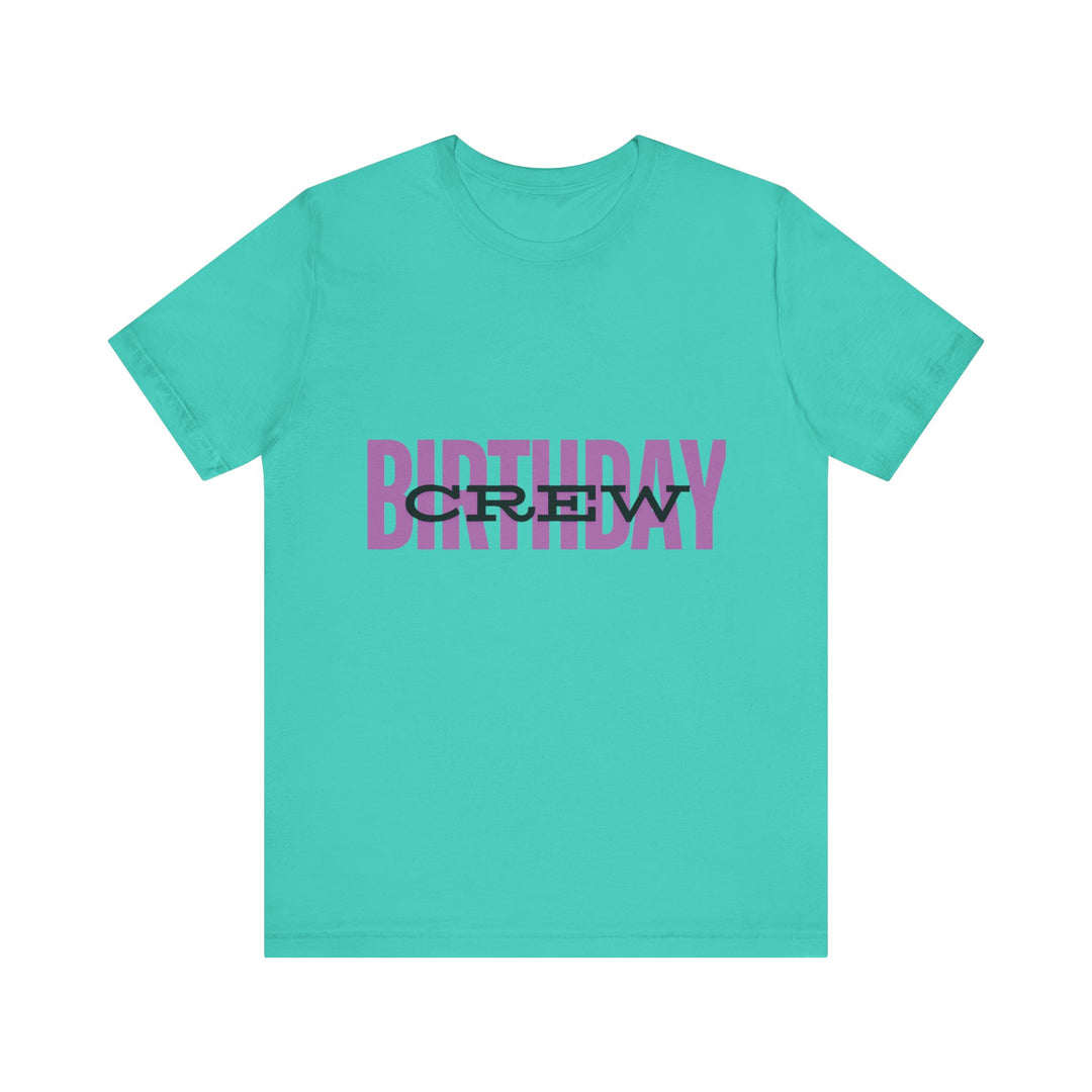 Vibrant 'Birthday Crew' Tee - captivatingconversationsstarters