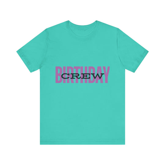 Vibrant 'Birthday Crew' Tee - captivatingconversationsstarters