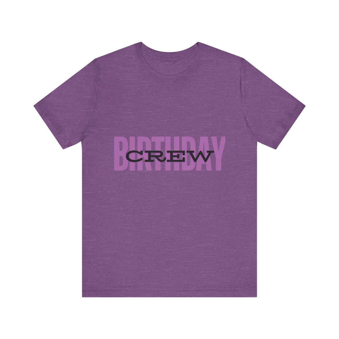 Vibrant 'Birthday Crew' Tee - captivatingconversationsstarters