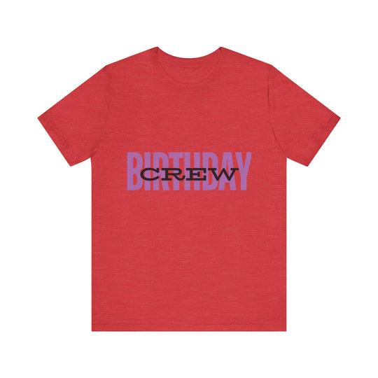 Vibrant 'Birthday Crew' Tee - captivatingconversationsstarters