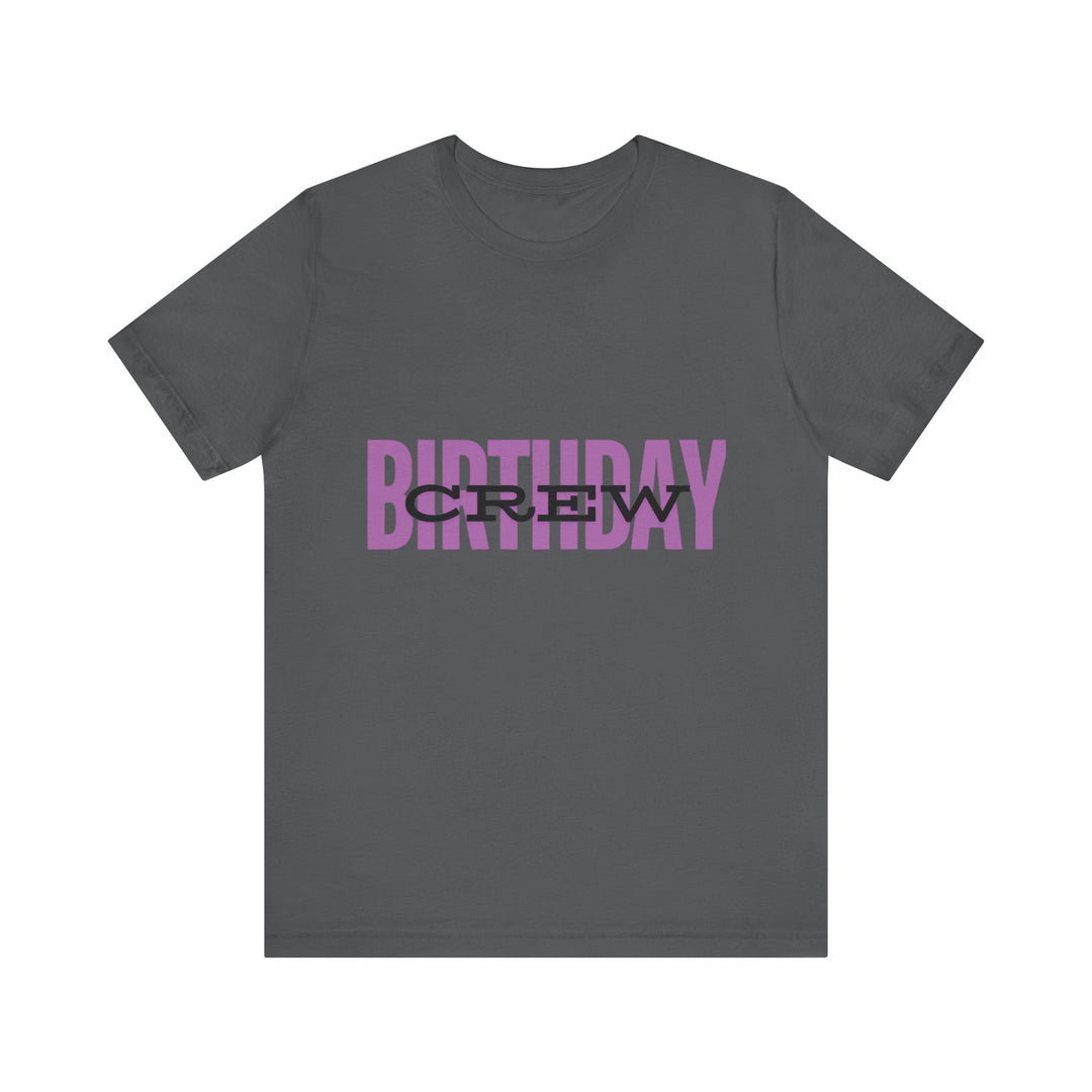 Vibrant 'Birthday Crew' Tee - captivatingconversationsstarters
