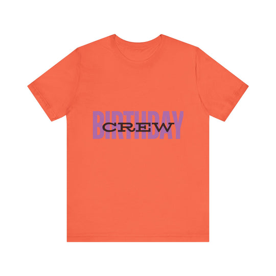 Vibrant 'Birthday Crew' Tee - captivatingconversationsstarters