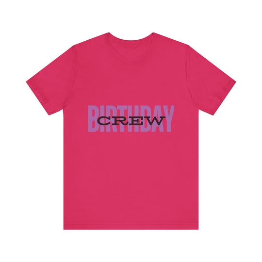Vibrant 'Birthday Crew' Tee - captivatingconversationsstarters