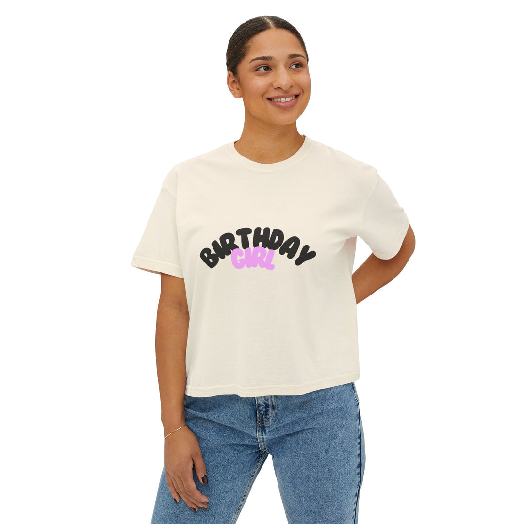 Stylish Birthday Girl Celebration Tee - captivatingconversationsstarters