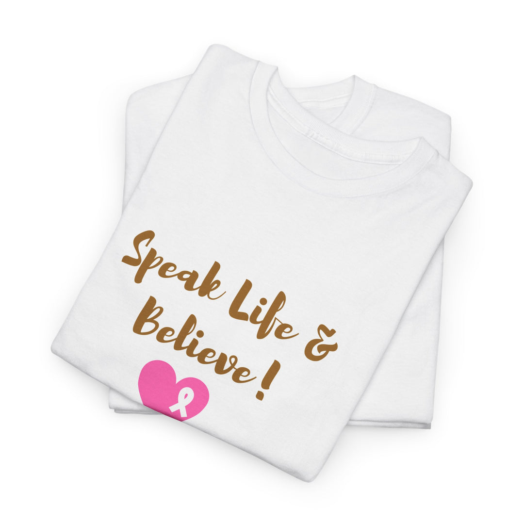 Healed Breast Cancer Awareness Tee – Unisex Cotton Shirt for Comfort & Purpose - captivatingconversationsstarters