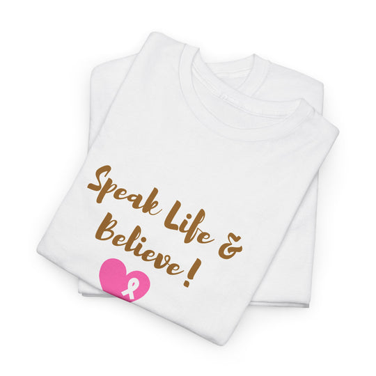 Healed Breast Cancer Awareness Tee – Unisex Cotton Shirt for Comfort & Purpose - captivatingconversationsstarters
