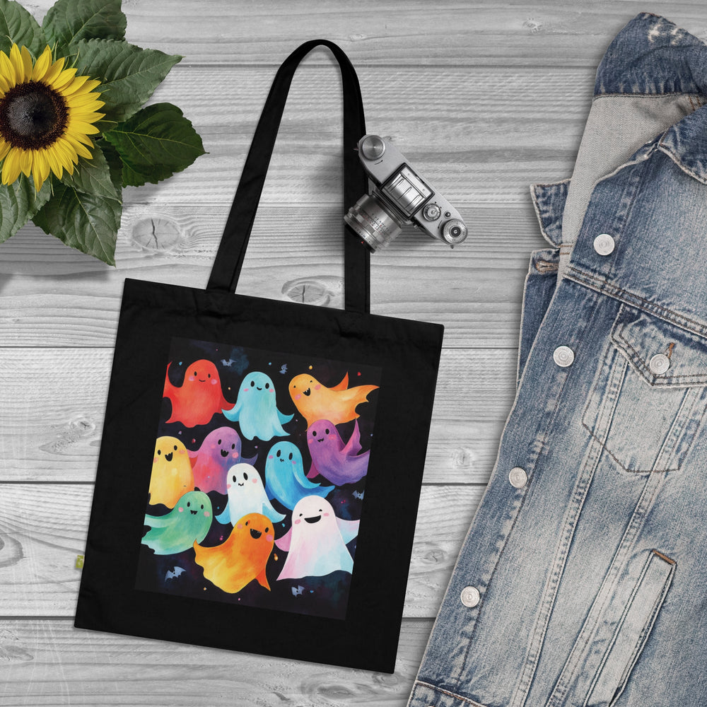 Hauntingly Chic Organic Cotton Tote Bag - captivatingconversationsstarters