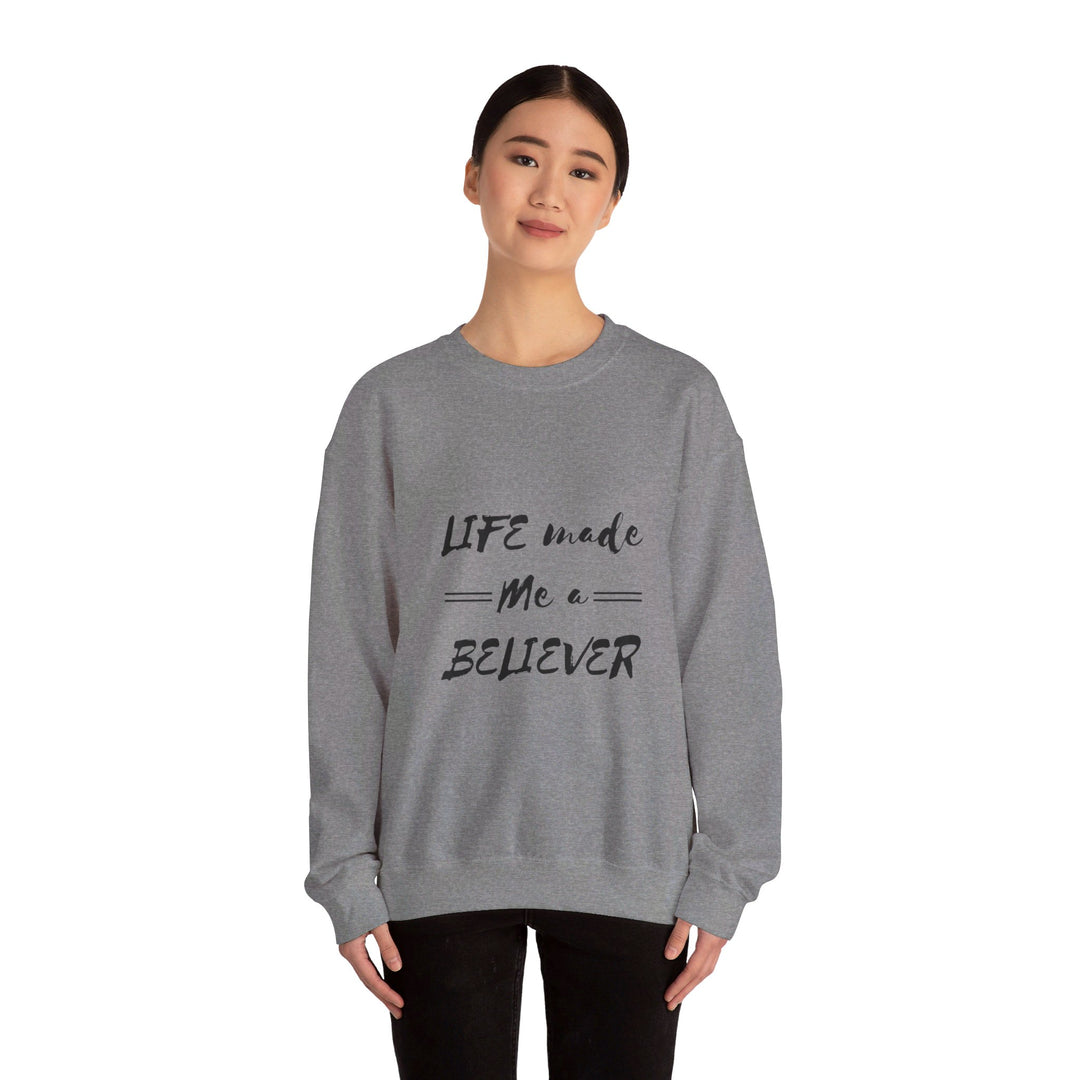Life Made Me a Believer Inspirational Tee - captivatingconversationsstarters