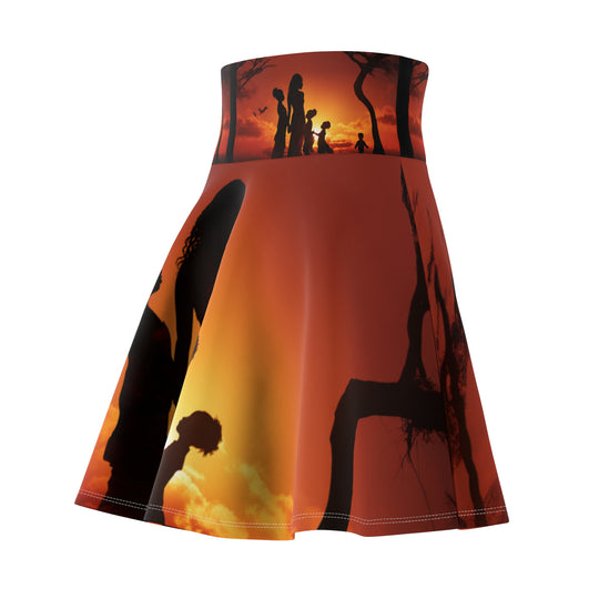 Empowerment Sunset Skirt - Speak Life and Believe in Unity - captivatingconversationsstarters