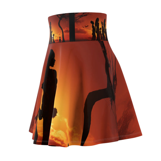 Empowerment Sunset Skirt - Speak Life and Believe in Unity - captivatingconversationsstarters