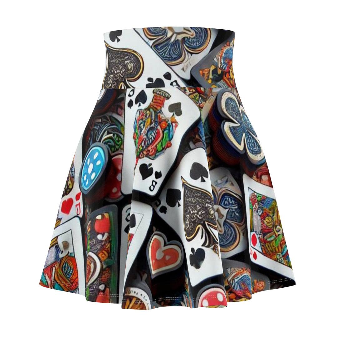 Sexy Casino Women's Skater Skirt - captivatingconversationsstarters