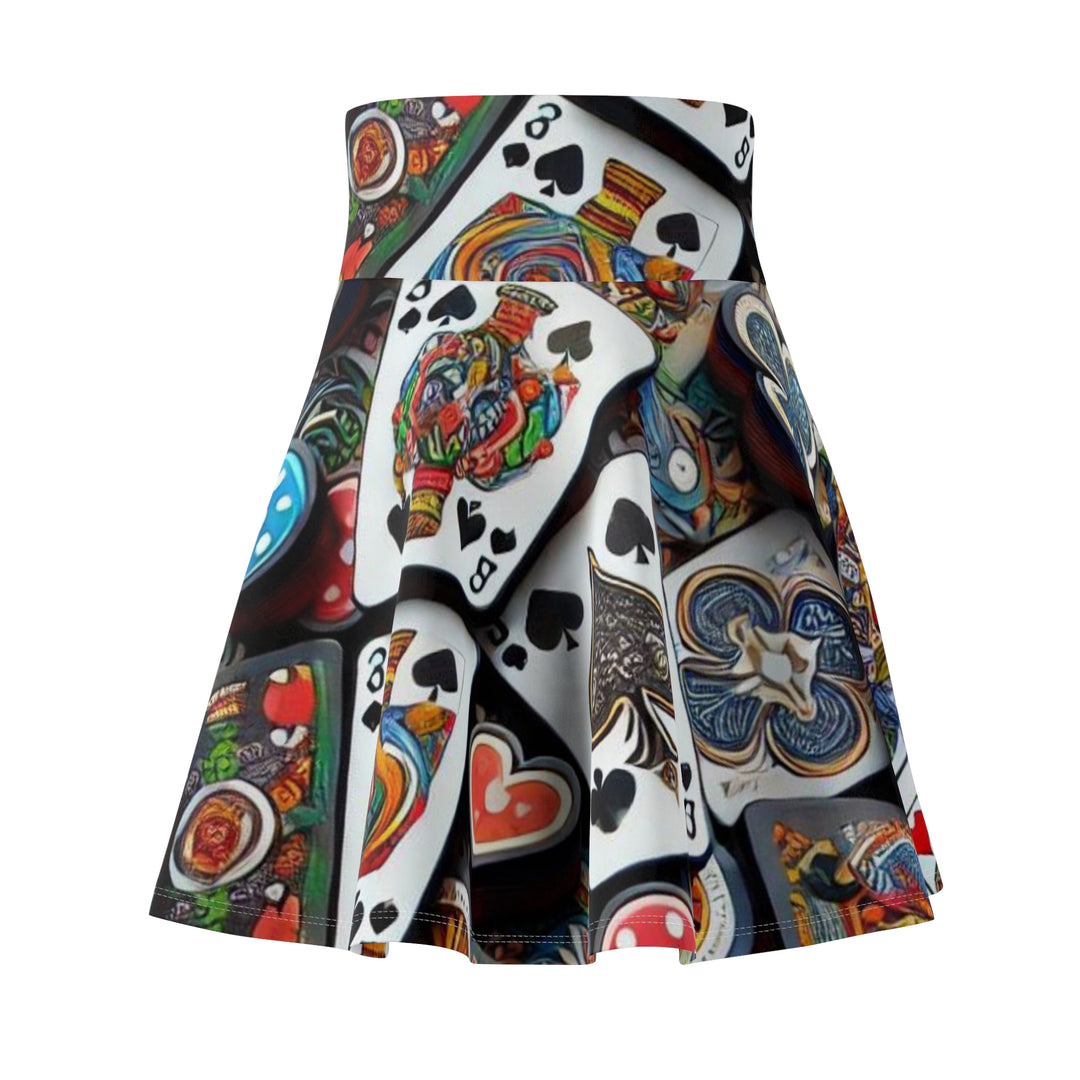Sexy Casino Women's Skater Skirt - captivatingconversationsstarters