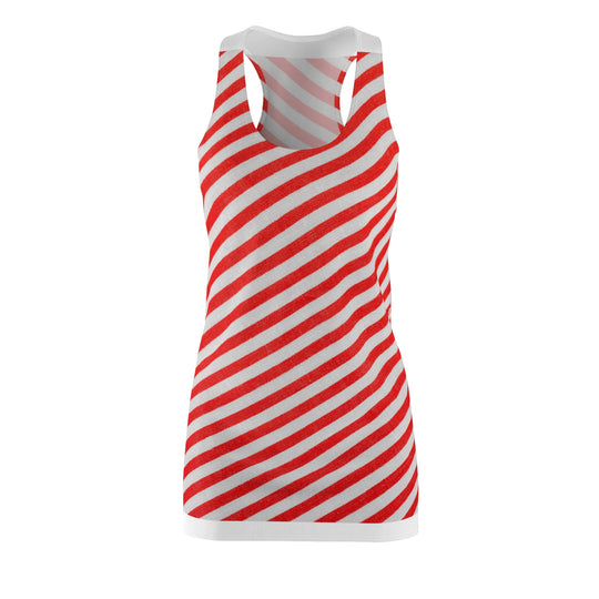 Celestial Candy Cane Dress – Sweet Elegance with Festive Charm - captivatingconversationsstarters