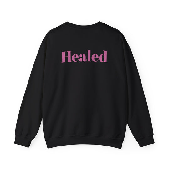 Healed Breast Cancer Awareness Sweatshirt – Cozy Unisex Crewneck for Everyday Comfort & Support" - captivatingconversationsstarters