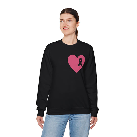 Healed Breast Cancer Awareness Sweatshirt – Cozy Unisex Crewneck for Everyday Comfort & Support" - captivatingconversationsstarters