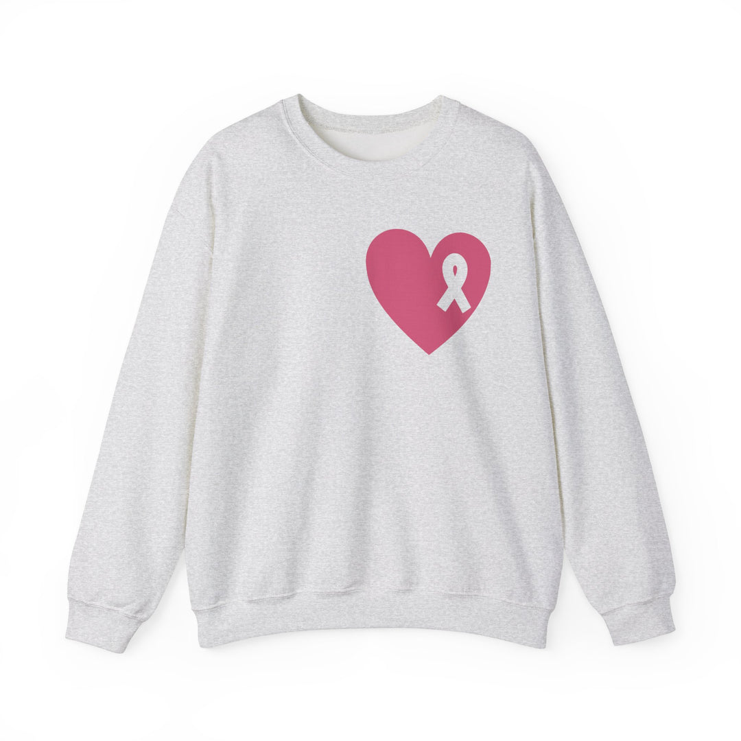 Healed Breast Cancer Awareness Sweatshirt – Cozy Unisex Crewneck for Everyday Comfort & Support" - captivatingconversationsstarters