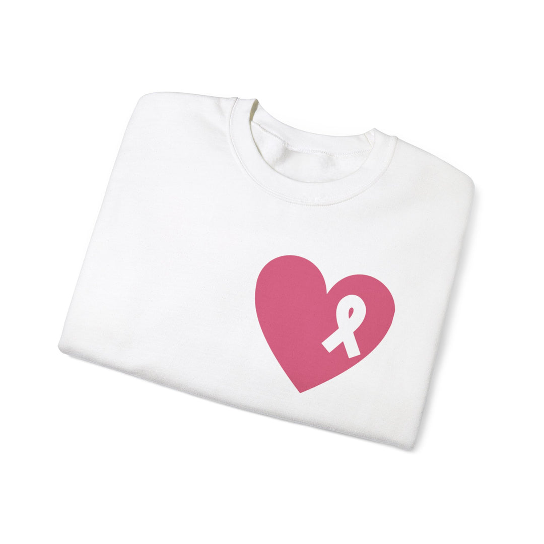 Healed Breast Cancer Awareness Sweatshirt – Cozy Unisex Crewneck for Everyday Comfort & Support" - captivatingconversationsstarters