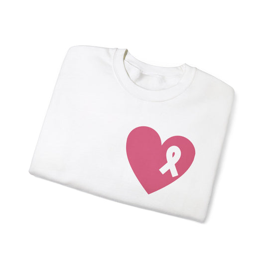 Healed Breast Cancer Awareness Sweatshirt – Cozy Unisex Crewneck for Everyday Comfort & Support" - captivatingconversationsstarters