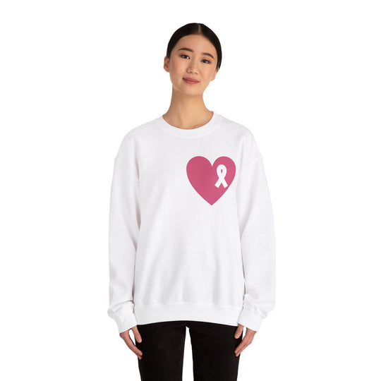 Healed Breast Cancer Awareness Sweatshirt – Cozy Unisex Crewneck for Everyday Comfort & Support" - captivatingconversationsstarters