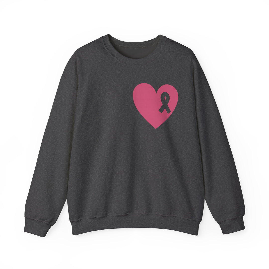 Healed Breast Cancer Awareness Sweatshirt – Cozy Unisex Crewneck for Everyday Comfort & Support" - captivatingconversationsstarters