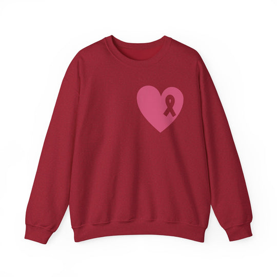 Healed Breast Cancer Awareness Sweatshirt – Cozy Unisex Crewneck for Everyday Comfort & Support" - captivatingconversationsstarters
