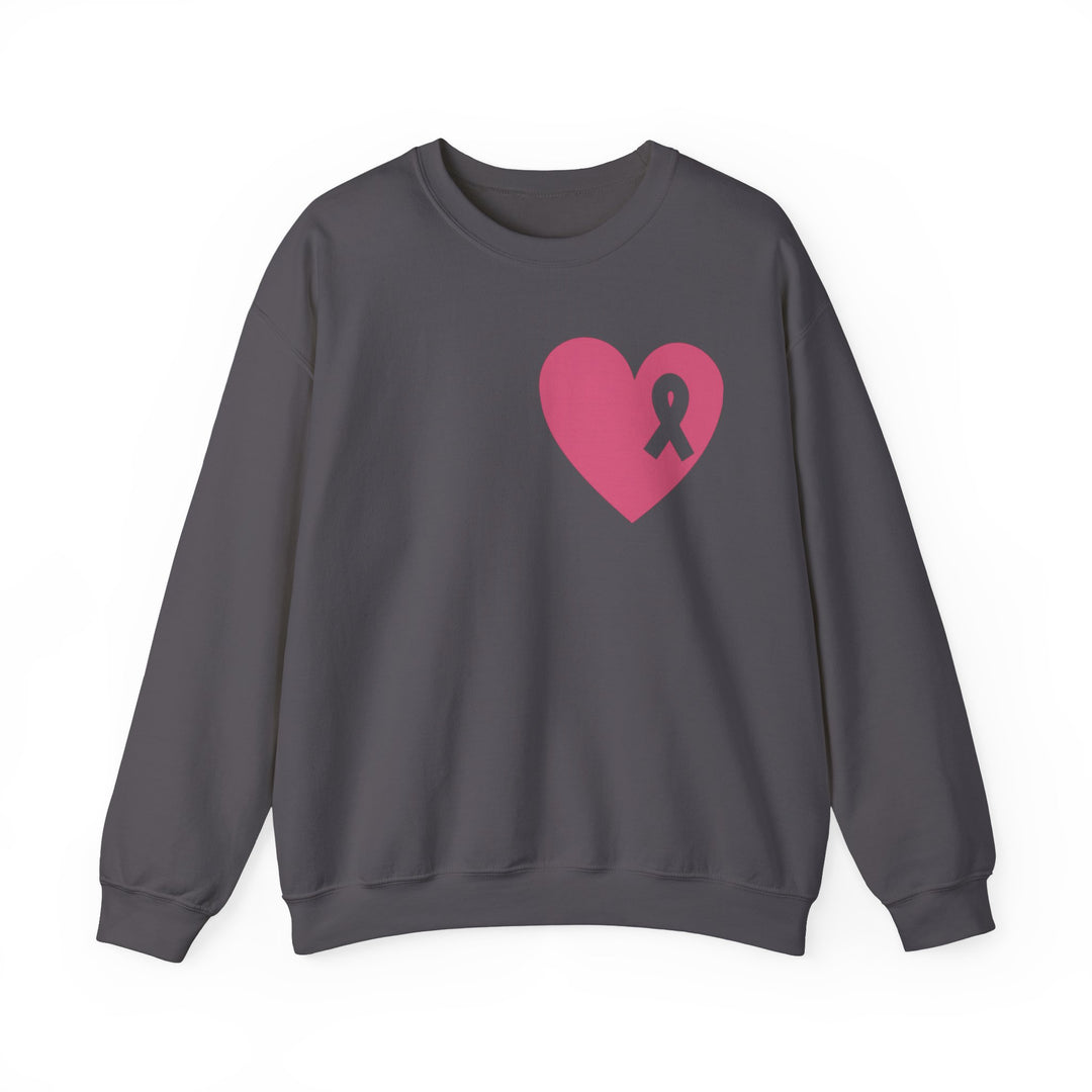 Healed Breast Cancer Awareness Sweatshirt – Cozy Unisex Crewneck for Everyday Comfort & Support" - captivatingconversationsstarters
