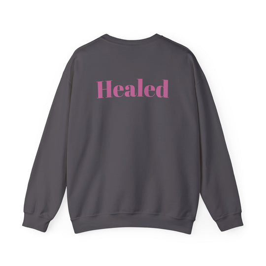 Healed Breast Cancer Awareness Sweatshirt – Cozy Unisex Crewneck for Everyday Comfort & Support" - captivatingconversationsstarters