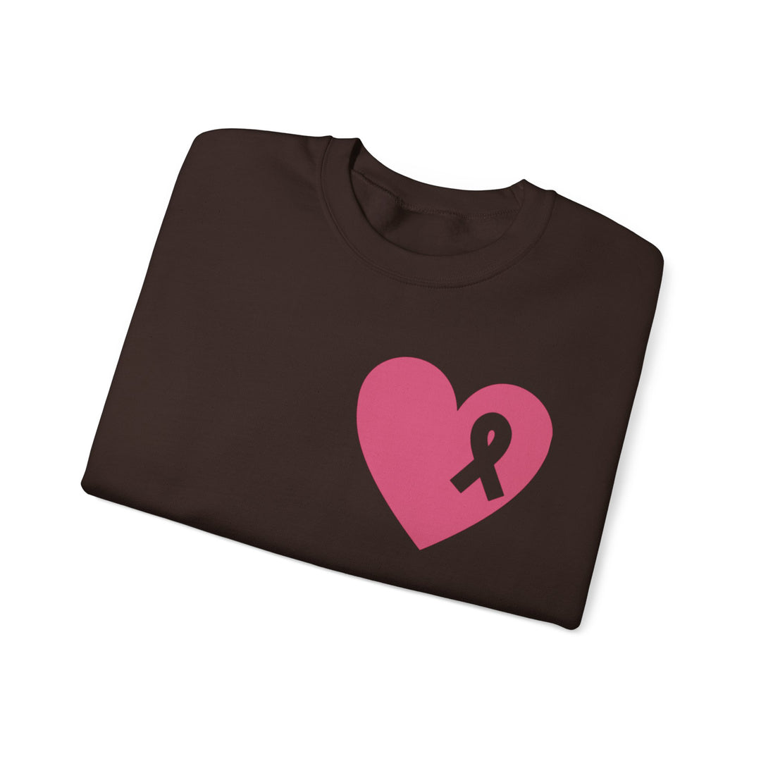 Healed Breast Cancer Awareness Sweatshirt – Cozy Unisex Crewneck for Everyday Comfort & Support" - captivatingconversationsstarters