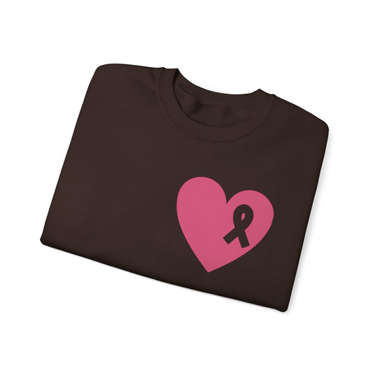 Healed Breast Cancer Awareness Sweatshirt – Cozy Unisex Crewneck for Everyday Comfort & Support" - captivatingconversationsstarters