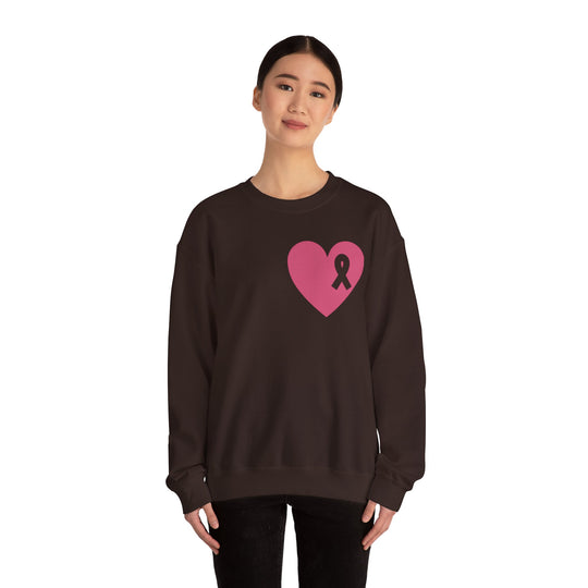 Healed Breast Cancer Awareness Sweatshirt – Cozy Unisex Crewneck for Everyday Comfort & Support" - captivatingconversationsstarters