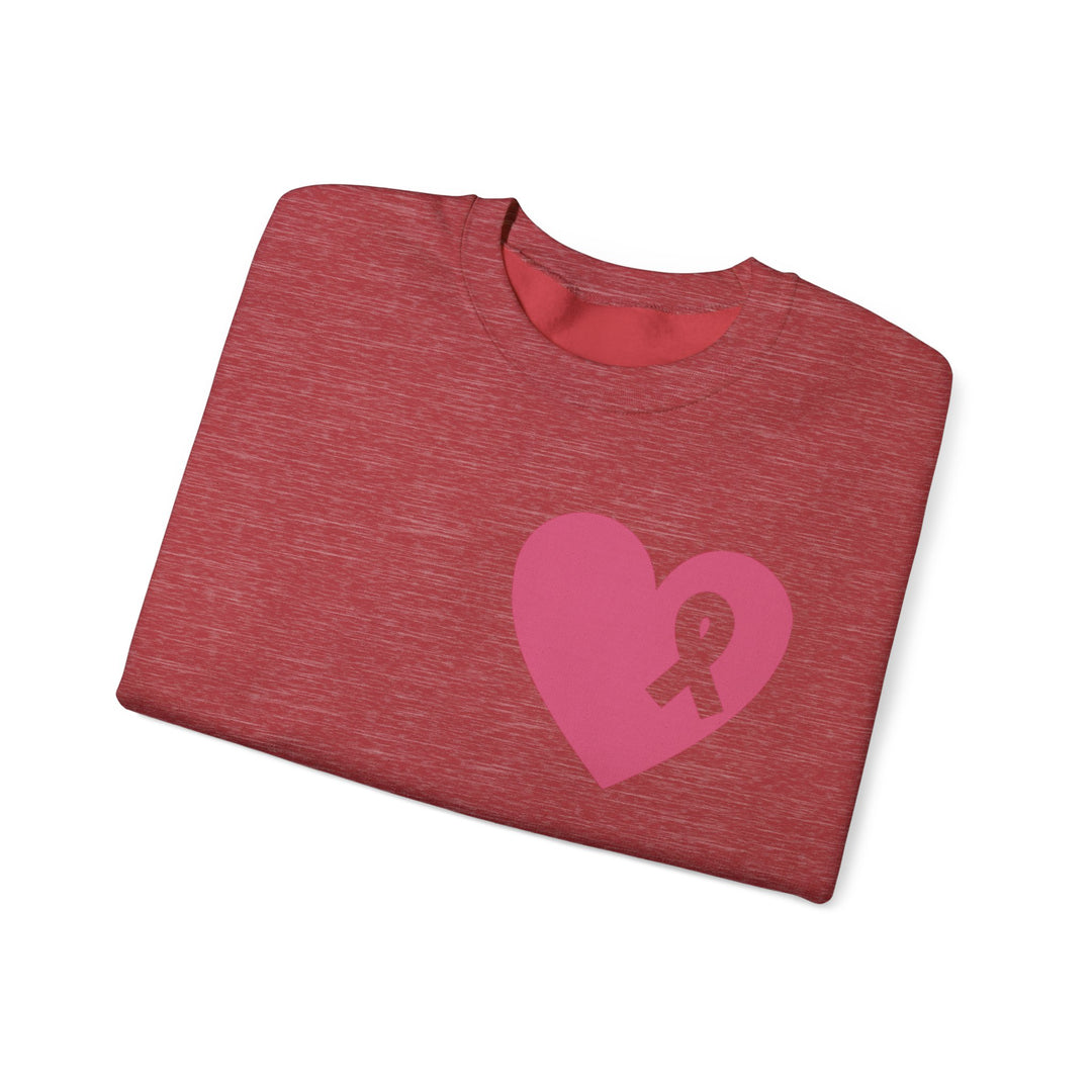 Healed Breast Cancer Awareness Sweatshirt – Cozy Unisex Crewneck for Everyday Comfort & Support" - captivatingconversationsstarters
