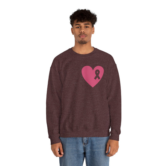 Healed Breast Cancer Awareness Sweatshirt – Cozy Unisex Crewneck for Everyday Comfort & Support" - captivatingconversationsstarters