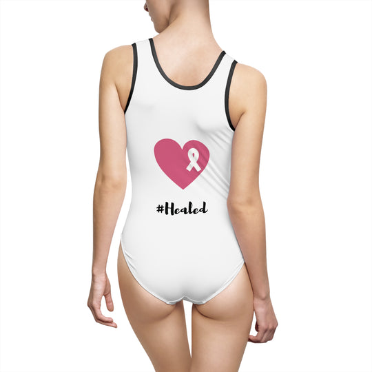Healed Breast Cancer Awareness One-Piece Swimsuit – Fashion-Forward, Vibrant & Long-Lasting Poolside Look - captivatingconversationsstarters