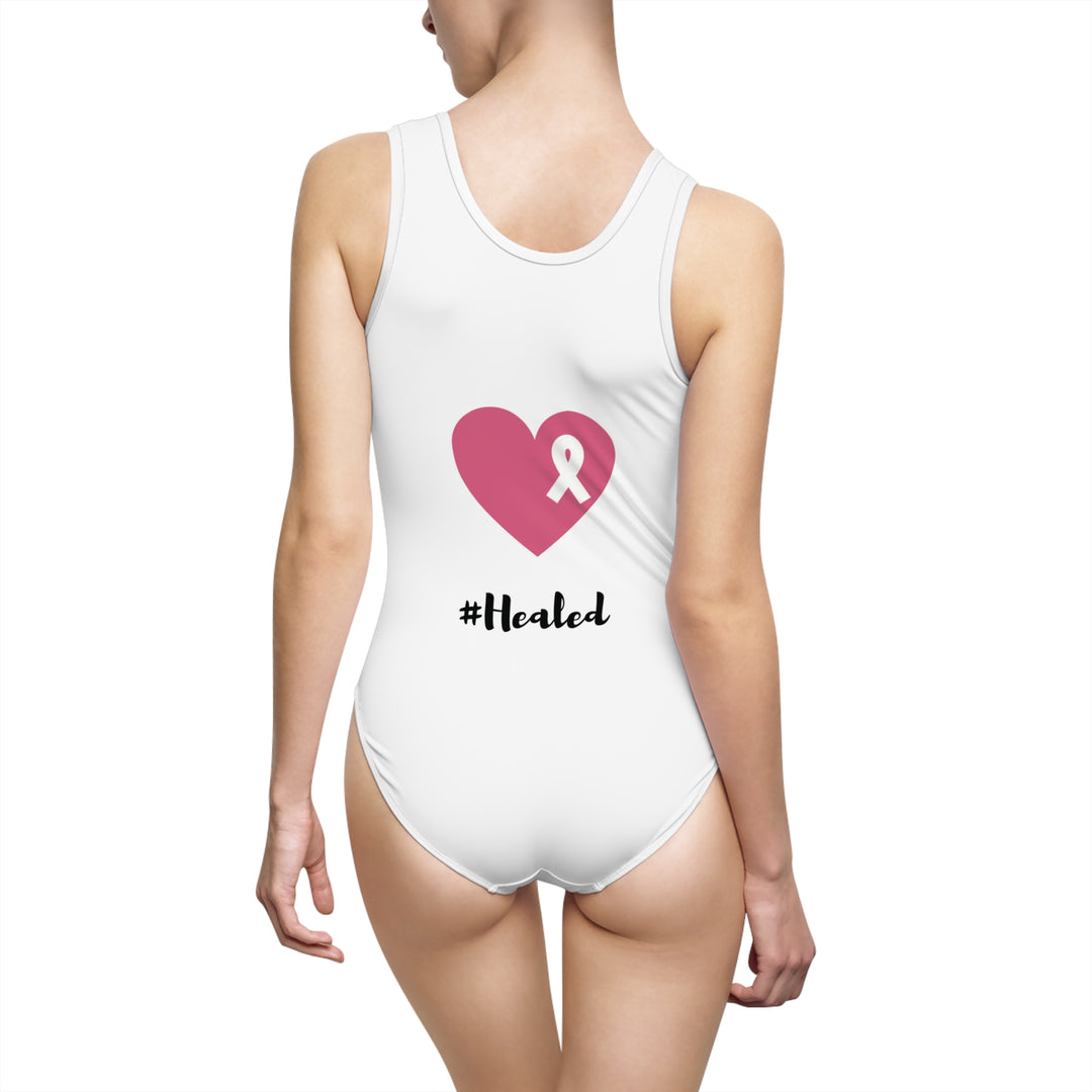 Healed Breast Cancer Awareness One-Piece Swimsuit – Fashion-Forward, Vibrant & Long-Lasting Poolside Look - captivatingconversationsstarters
